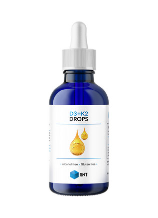 SNT Liquid Ionic D3 + K2 Drops, 59 ml